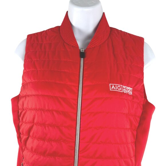 KJUS Retention 2.0 Vest Womens Size 36 Small Red Full Zip Outdoor CJ-1975 - Picture 3 of 10